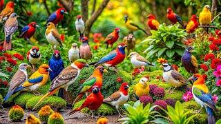 Bird Garden | Colorful Birds | Breathtaking Nature, Wonderful Bird Songs | Stress Relief and Healing