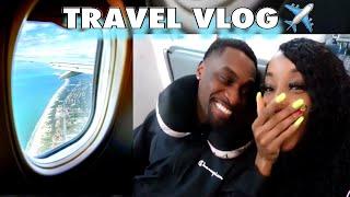 COME TRAVEL WITH US: 6AM FLIGHT + AIRPORT VLOG