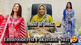 BoSS is BacK with New Pakistani Embroidery Dresses| Lace waale Suits| Sitched Dress| Mr’s Naik