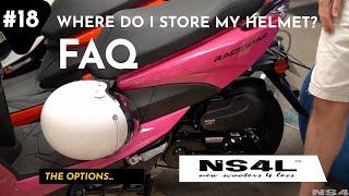 How Can You Store the Helmet on Your Scooter? | NS4L Scooter FAQs