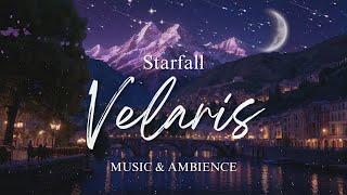 4K | Velaris Starfall Night | ACOTAR Inspired Ambience Music for Reading, Studying & Relaxing 