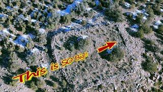 Ancient Village found on Google Earth: Amazing Hilltop Ruin! Pueblo! Arizona! #ancienthistory