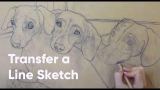 How to Transfer a Line Drawing for Pastel