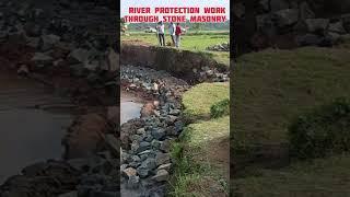 River Protection work at Meghalaya | Civiltech Guide | #construction #viral #short #trending #trend