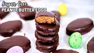 Healthy Sugar-Free Peanut Butter Eggs