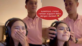 Sweet je bella astillah dengan daniesh suffian,ramai netizen support 