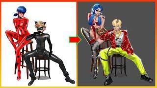 Miraculous Ladybug, Catnoir's Transformation into Bad Boy Revealed! Cartoon World Art