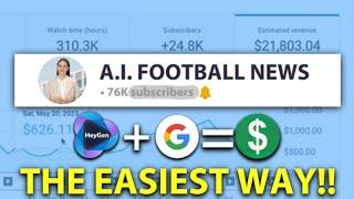 Create a VIRAL Football News Channel Using this A.I.