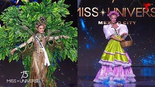 Miss Guatemala luce orgullosa Traje Típico en Preliminar de Miss Universo 73