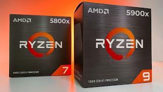 AMD Ryzen ►5600x vs 5800x vs 5900x◄ ¿Vale la pena un Procesador de 24 Núcleos?