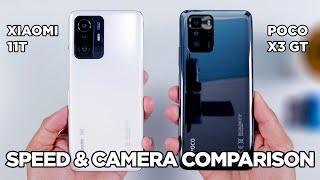 Xiaomi 11T vs POCO X3 GT SPEED TEST & CAMERA Comparison | Zeibiz