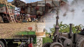 [4k] Dreschen - Baumstämme ziehen - 40 Jahre Lanz Bulldog Club Werxhausen - Agrar.Photo