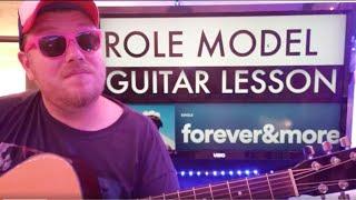 How To Play forever&more guitar ROLE MODEL // easy guitar tutorial beginner lesson easy chords