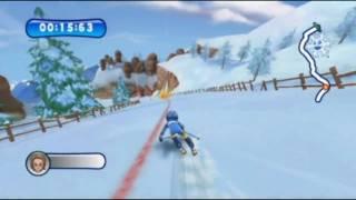 Mountain Sports (Wii) Multiplayer: Downhill Skiing