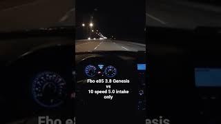 Genesis Coupe VS 10 speed Mustang GT