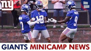 MAJOR Giants News After Minicamp Day 1 Ft. Malik Nabers, Evan Neal, Daniel Jones & Darius Slayton