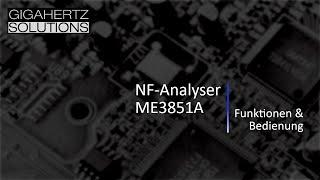 Gigahertz Solutions Elektrosmog-Messgerät ME3851A Funktionen