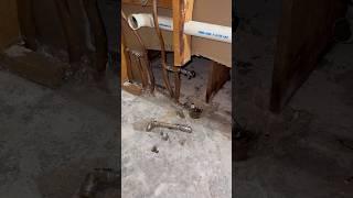Attempted Repair Of A Copper Waterline? #plumber #diy #shorts