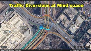 New Traffic Diversions at Mind Space Junction