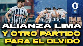 Alianza Lima EMPATÓ 0-0 ante Sporting Cristal y SIGUE SIN PODER GANARLE a RIVALES DIRECTOS