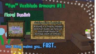 fastest armour set ever. ["Fun" Voxlblade Armour Sets #1]