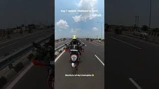 Trip starts from Haldwani ️ #shorts #shortsvideo #ktmduke390 #duke390  #travel #travellingonemis