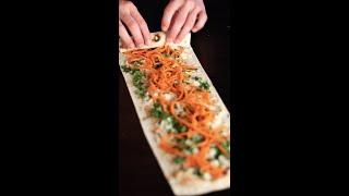 Вкуснейшие хрустящие сосиски в лаваше, 5 минут и готово!