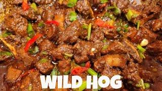 Cooking Wild Meat ( wild boar/ bush hog )