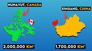 The World's Largest Country Subdivisions