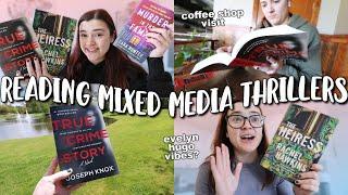 reading thrillers with mixed media ️ [reading vlog]