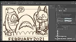 【イナズマデリバリー】壁紙カレンダーメイキング ver 202102