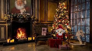 COLI Loop 4K Christmas Fireplace 4K Cozy Room With Christmas Tree  And Christmas Music
