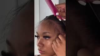 Quick weave install by using water wave bundles from Luduna Hair