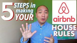 How to Set Your Airbnb House Rules for Airbnb Profits - 5 Steps to Follow!