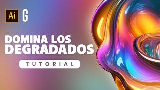 Illustrator Tutorial | Domina los DEGRADADOS | Master the GRADIENT TOOL