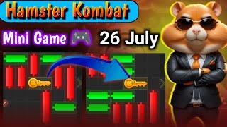 Key 7 how to solve Hamster Kombat बेस्ट mini game today|| 26 July 100 Percent Working  