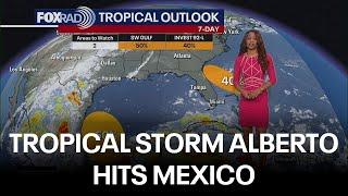 Tropical Update: Tropical Storm Alberto's landfall in Mexico, other possible developments in Gulf