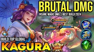 KAGURA BEST BUILD 2024 | BUILD TOP GLOBAL KAGURA GAMEPLAY | MOBILE LEGENDS