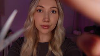 ASMR FAST Haircut & Styling Your Hair (scissor *snipping,* combing, hair products) ️