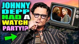 Johnny Depp had a WATCH party for Hot Take?