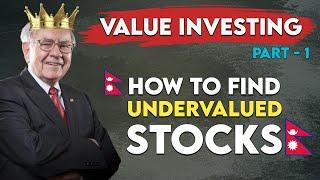 The art of Value Investing |How to find undervalued (Real Value ) stocks| Stock Valuation Part-1