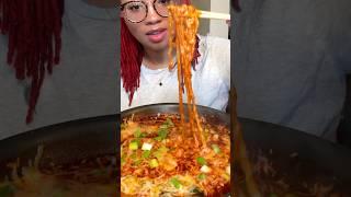 Buldak Spicy Ramen #mukbang #asmr #foodie