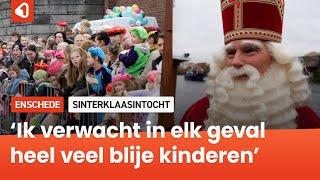 Zo kwam Sinterklaas aan in Enschede (en dit deed hij vlak daarvoor)