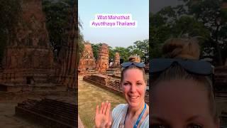 Wat Mahathat in Ayutthaya #watmahathat #ayutthaya #temple #thailand #travel #travelingaddy