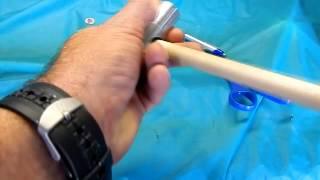 How to Shape a pool Cue Tip