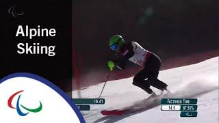 Sergey ALEXANDROV|Men's Slalom Runs 1 & 2|Alpine Skiing|PyeongChang2018 Paralympic Winter Games