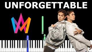 Unforgettable - Marcus & Martinus | Piano Tutorial