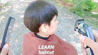 how is a boy's haircut done? learn!! hair cutting transformation #stylistelnar (Hd video)