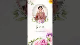 Top Free Wedding Invitation Video Template | Download in Description | #shorts #weddinginvitation