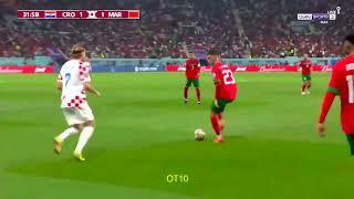 Bilal Khannouss vs Croatia   تحركات بلال الخنوس ضد كرواتيا